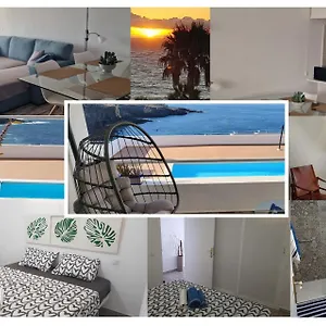  Apartment En Primera Linea De Mar Y Piscina - Azur - El Ancla - - Costa Adeje Spain